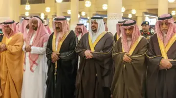 نائب أمير الرياض يؤدي صلاة الميت على سارة بنت عبد المحسن – أخبار السعودية